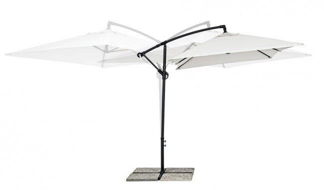 Ombrellon mit Texas 2x3 cm Anthrazit, natürlich