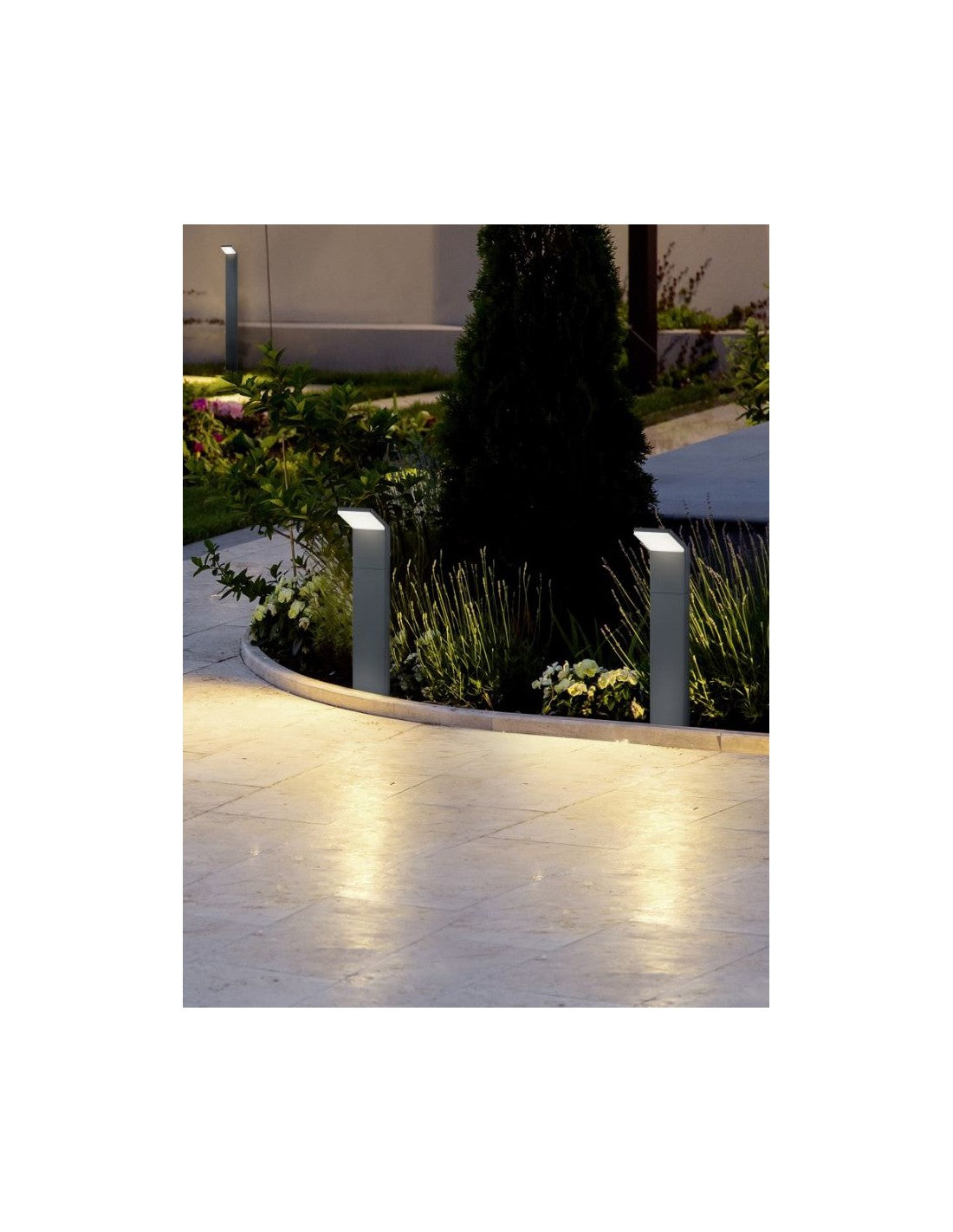 Moderne Gartenpollerleuchte Pearl Led IP54 Anthrazit H50 cm Trio Lighting