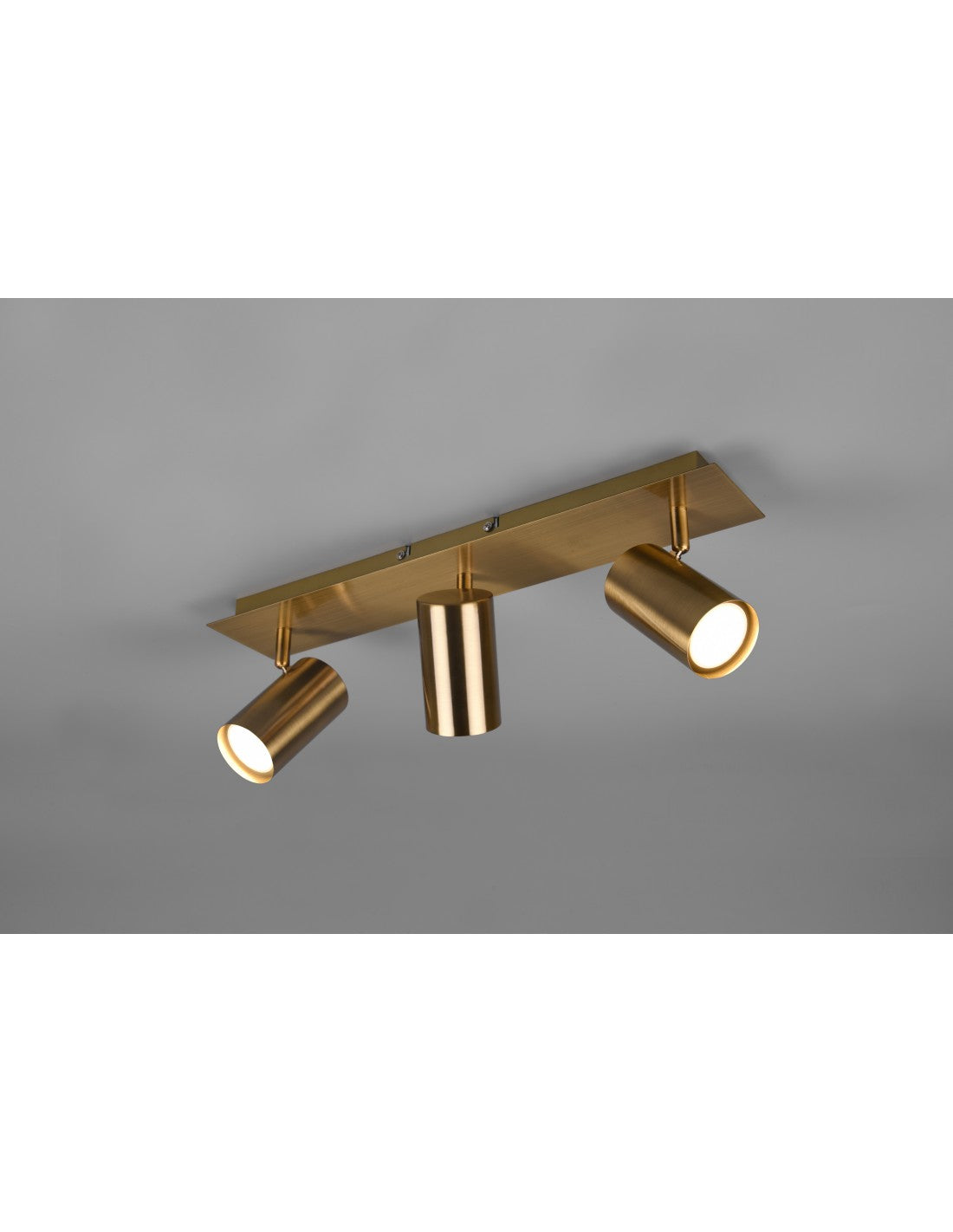 Marley Spotlight 3 Spots GU10 Messing gealtert L48 cm Trio Lighting