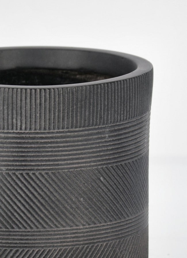 Set4 P. Vaso Rigo Cil Anthrazit