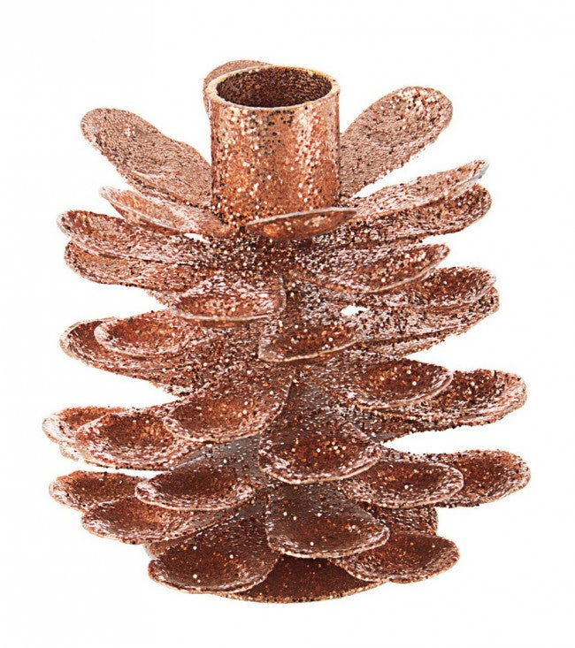 6x p.candla 1p Zirbler Gold Rosa H1