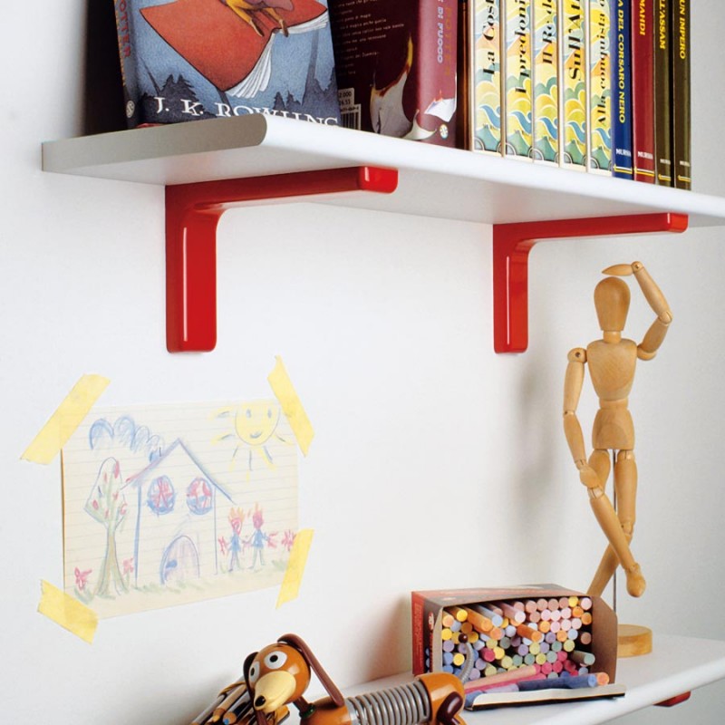 Halterung Leonardo 18 Cm Stahl beschichtet Kunststoff Weiß für Heimmöbel