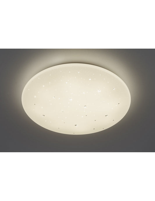 Moderne dimmbare LED-Deckenleuchte Achat Ø60 cm weiß von Trio Lighting