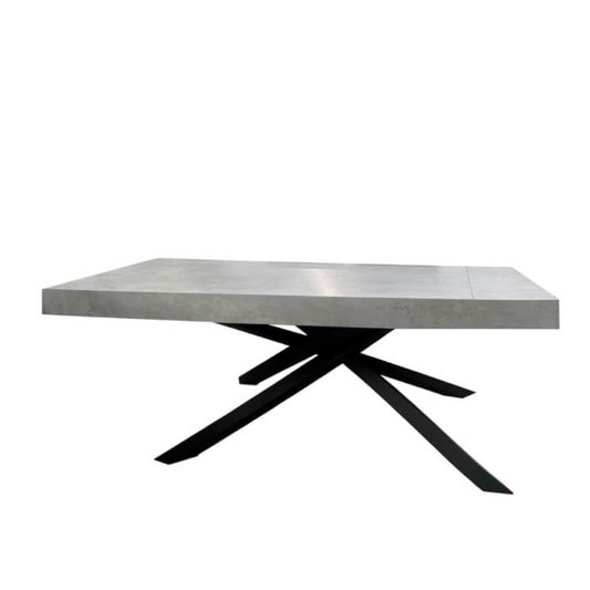 Ausziehbarer Tisch Iron Gondar 160x90 Beton