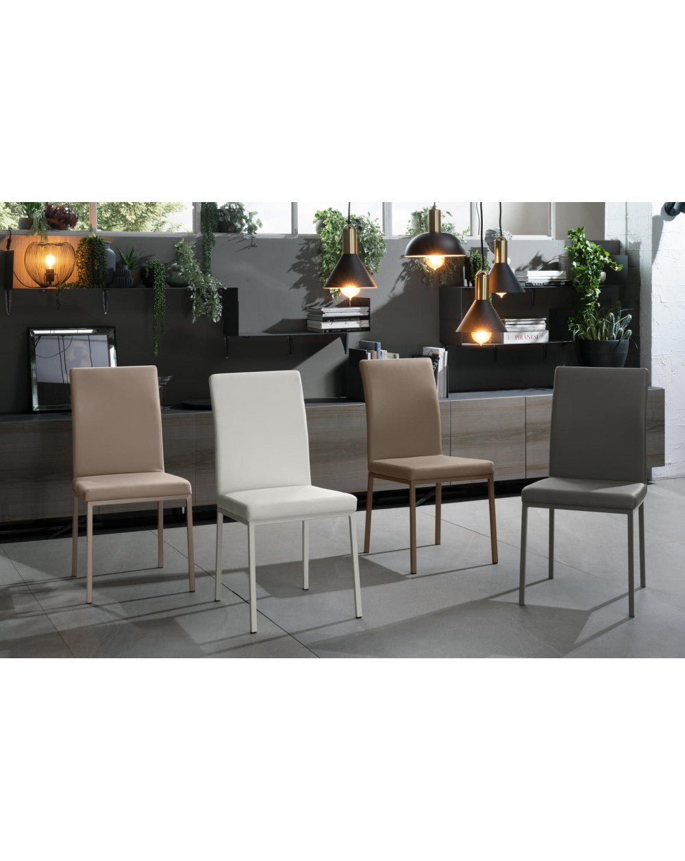 2x Kunstlederstuhl - Flag