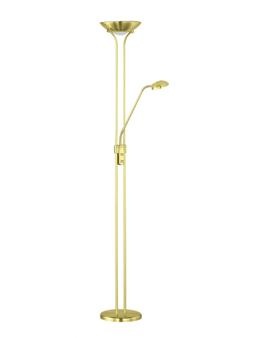 Lampe Spock Led Mit Licht Lesepunkt Dimmbare Messing Trio Beleuchtung