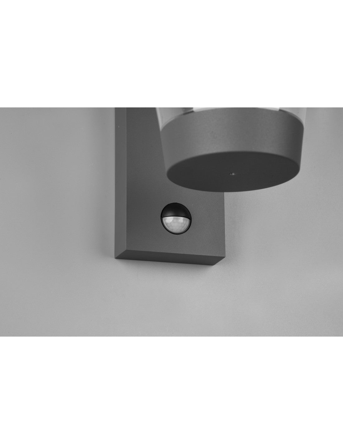 Cavado Laternenapplikation Anthrazit Aluminium IP44 mit Trio-Beleuchtungssensor