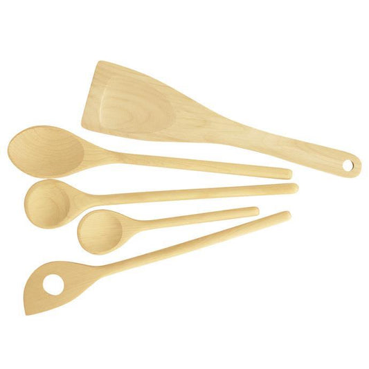 Set 5 pz Cucchiaione und Pala Woody