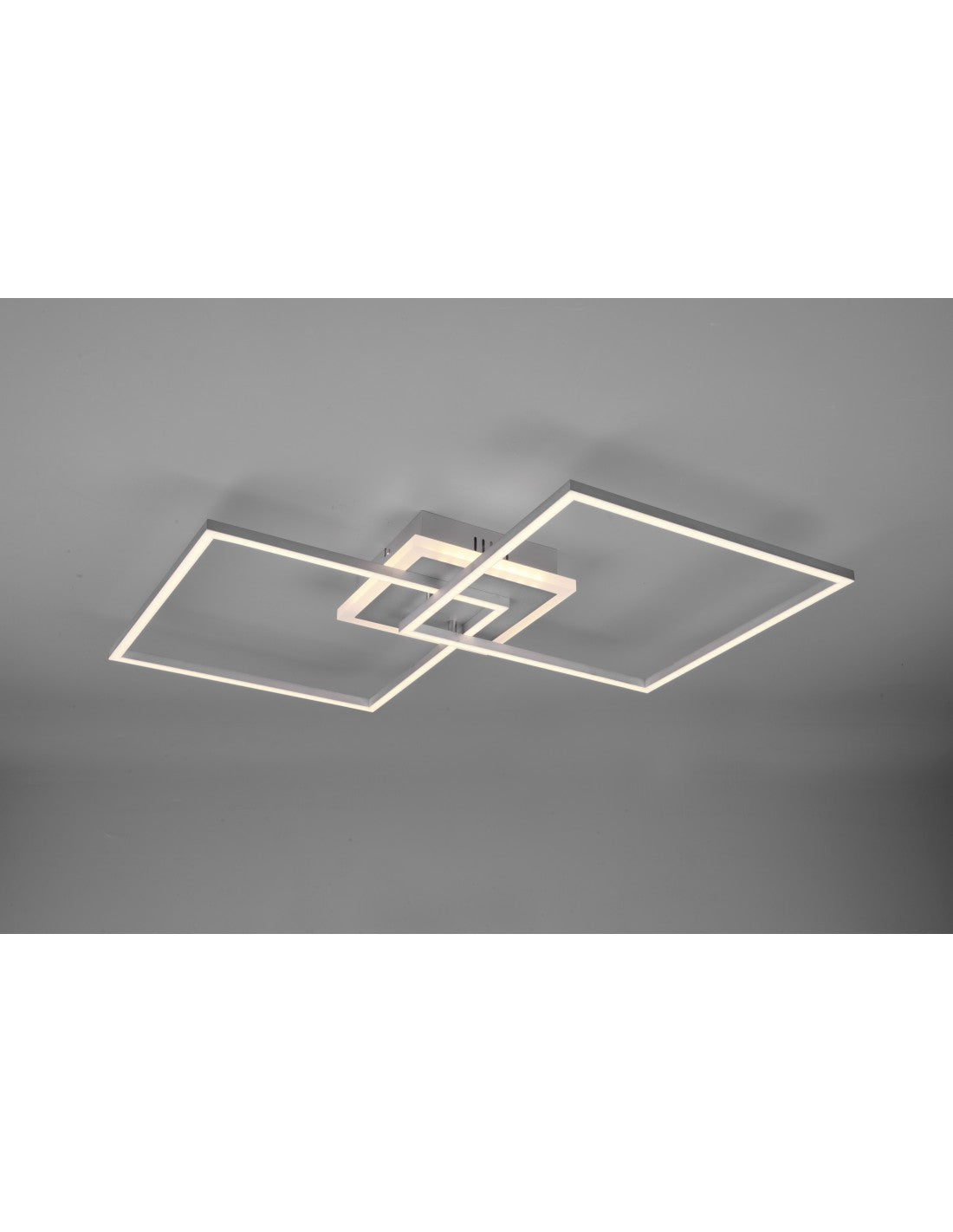 Plafoniera Arribo Quadrate Led Deinbares Rgbw AllAluminium Trio Lighting