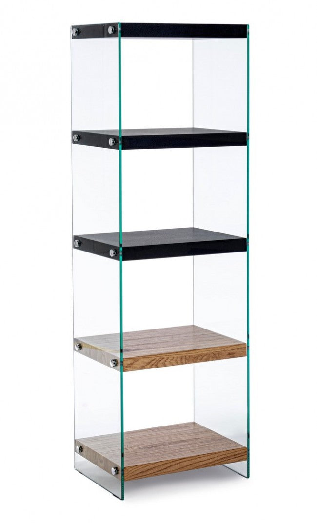 Bibliothek 5P Line Wood Black