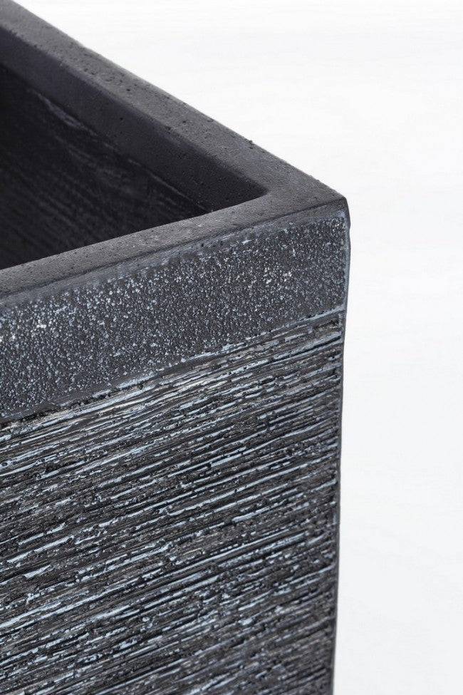 Set2 P.Vase Graffiti Qu Schwarz Niedrig