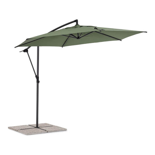Regenschirm Armcio Tropea 3 m Anthrazit und Olive