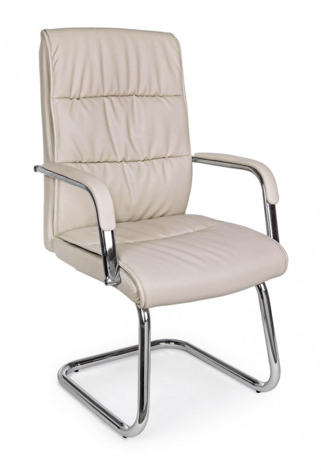 Sydney Tortora Bürosessel aus Ökoleder mit Armlehnen