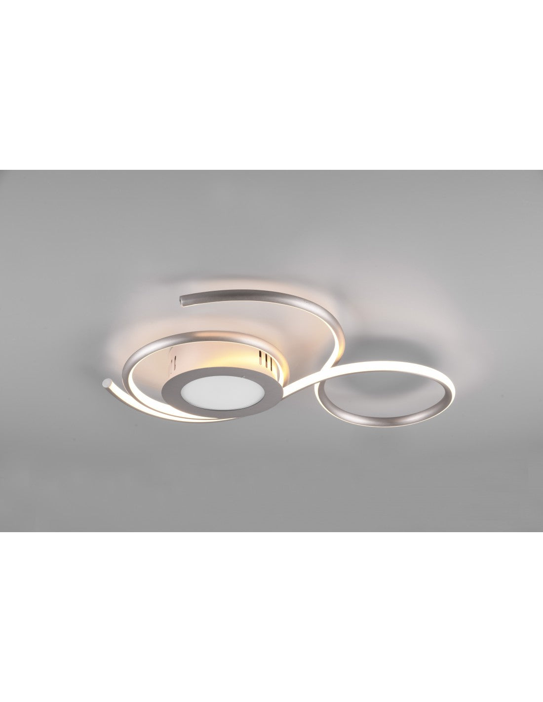 Plafoniera Moderna Led Dimmer Für Sogtag Jive Nichel Trio Lighting