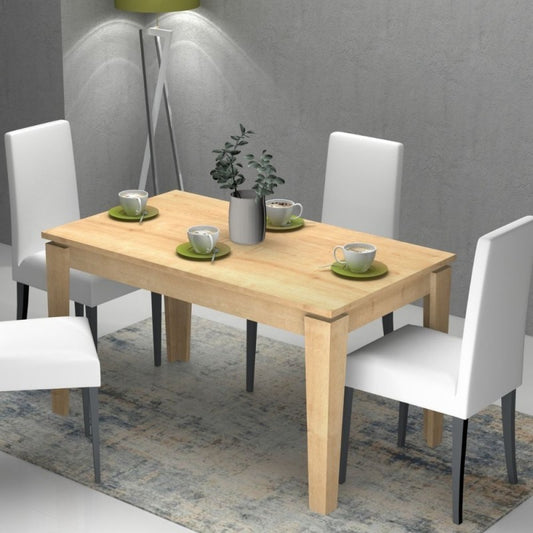 Ausziehbarer Tisch Eiche MEGARON 120-160X80 cm
