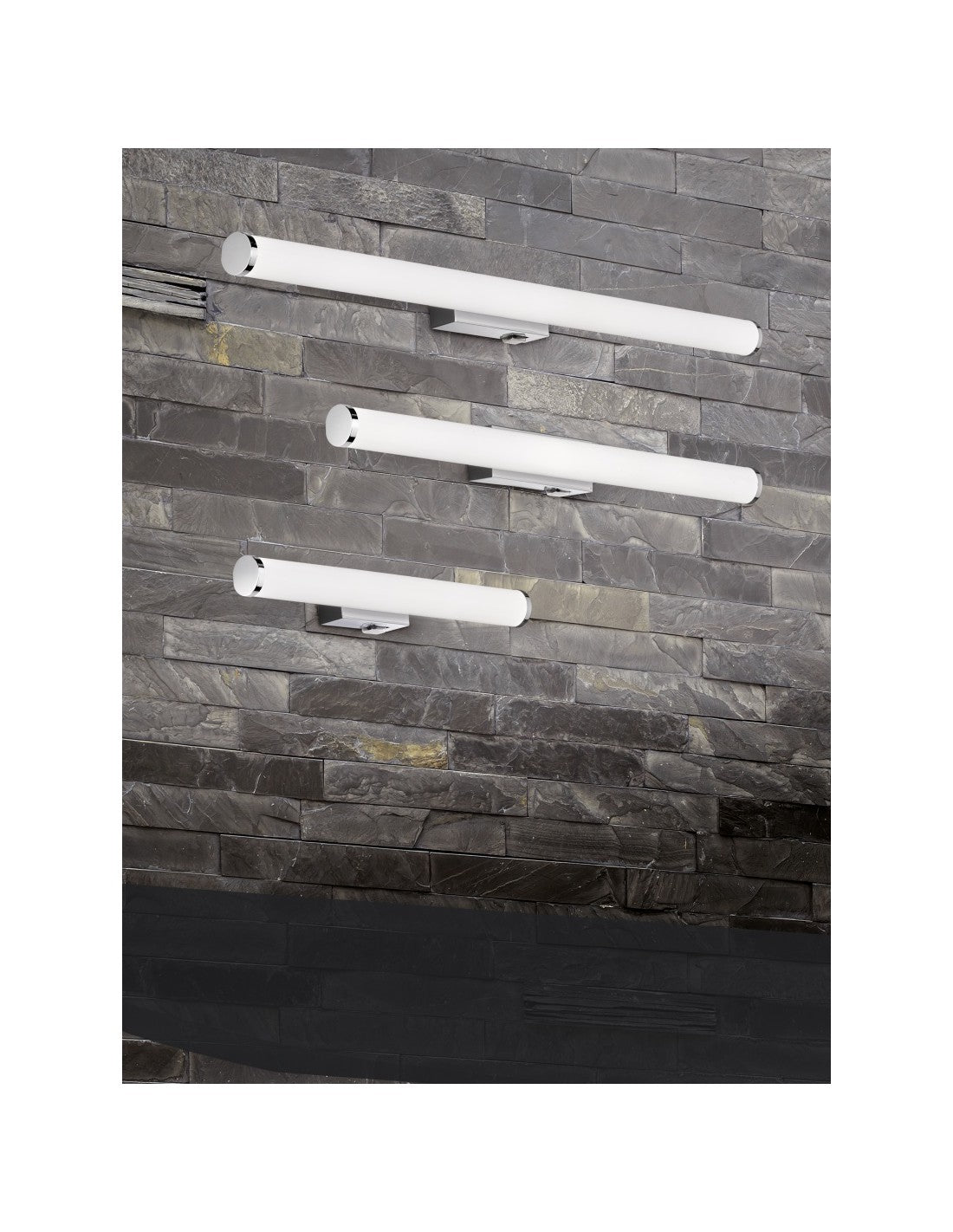 Mattimo Chrome LED-Spiegelapplikation 80 cm IP44 Trio-Beleuchtung