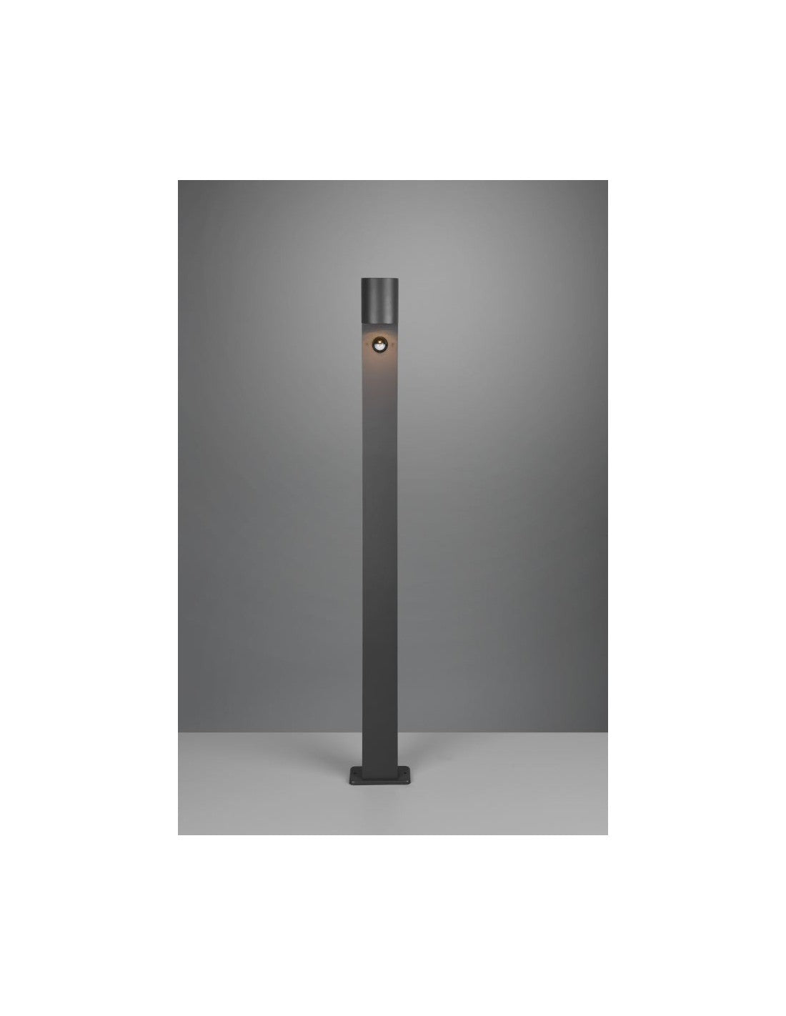 Palo Alto Garden 1xGU10 Roya Anthrazit IP44 Bewegungssensor Trio-Beleuchtung