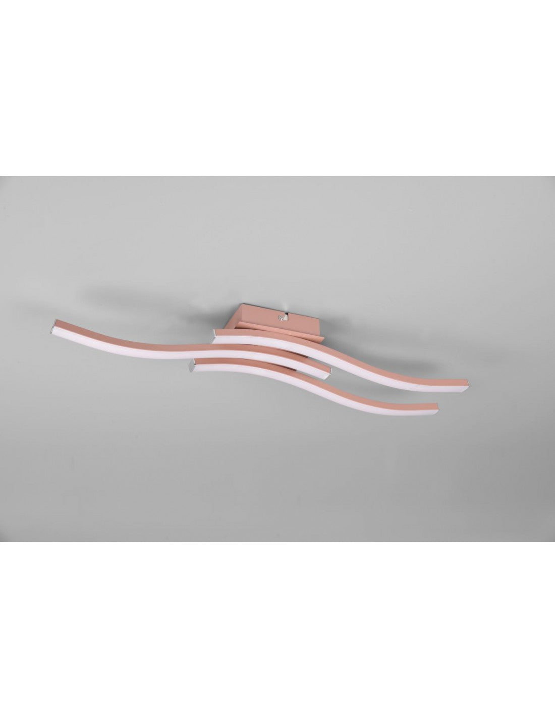 Moderne Deckenleuchte 3 LED-Stäbe 4000 K Route Rose Gold Trio Lighting