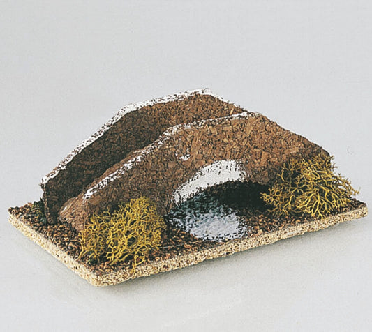 Brücke mit 16 cm großem Teich für die Krippe