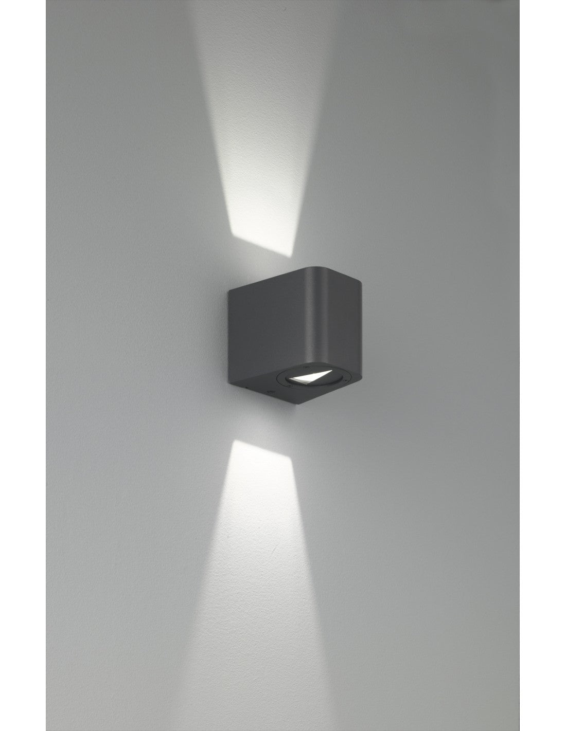 Doppelemissions-Außenwandleuchte Bogota LED IP54 Anthrazit Trio Lighting
