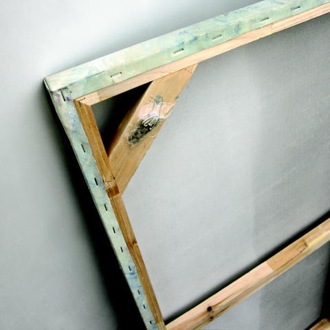 3D-Gemälde mit Glasoberfläche und mehrfarbiger Leinwand 120x50 cm