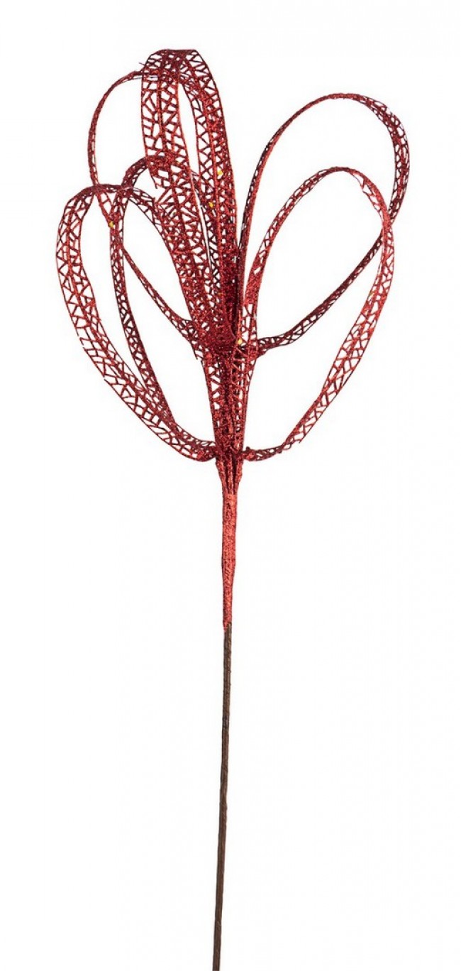 12x Red Joseline Branch H65cm