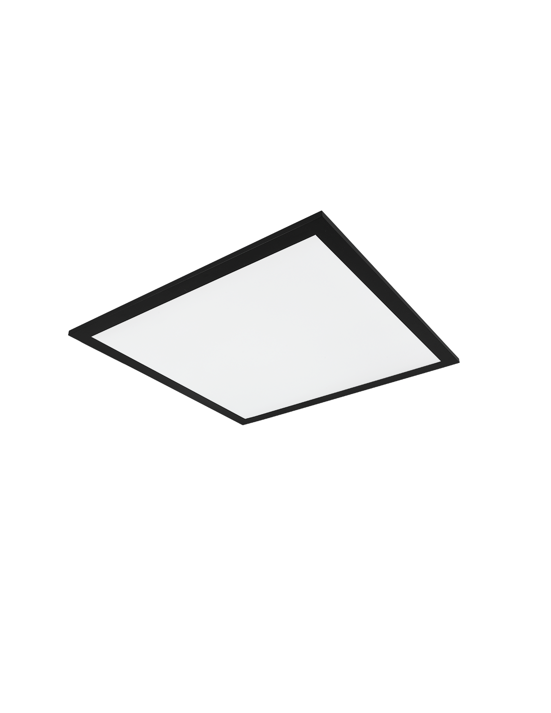 Plafoniera Applique Quadrata Moderna Led Dimmer 18w Alpha Titan Trio Lighting