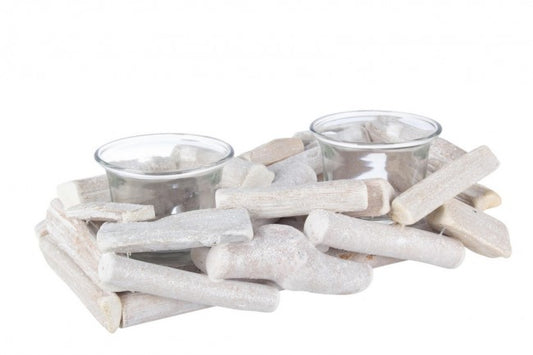 2x P.Candela 2p White Stick