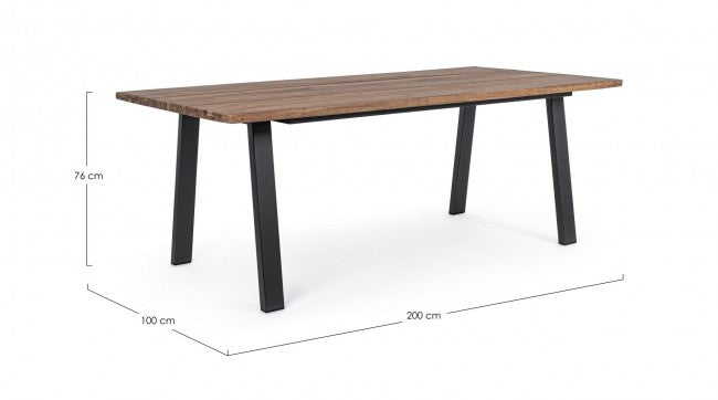 Tischmöbel Naturholz Oslo cm 200 x 100