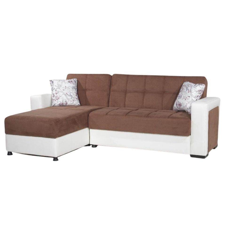 Sofa mit Marmaris-Halbinsel, Wendecontainer 212x145x80 H