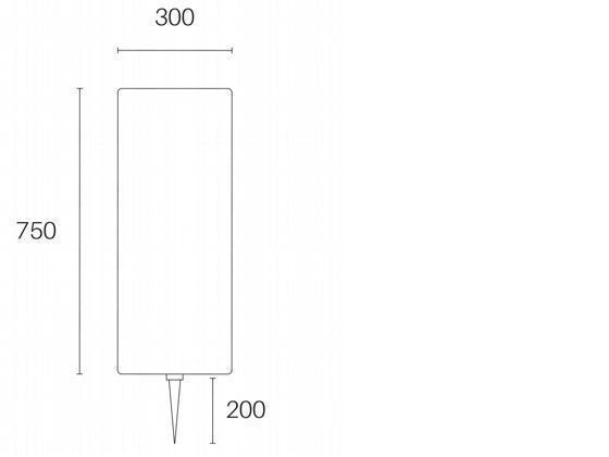 Puntoluce E27 weiße Rollenlinie