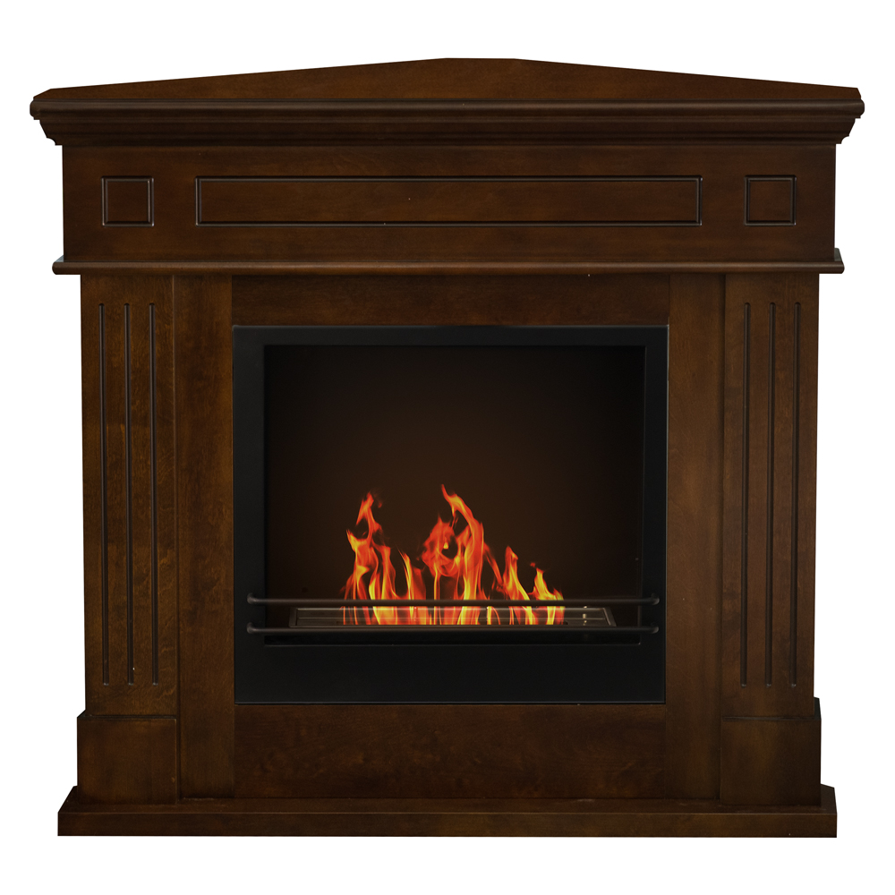 Bioethanol Kamin Eckboden Kamin FORD Braun L110 x P63 x H102