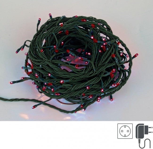 8x Kette 180 LED int-East Rot