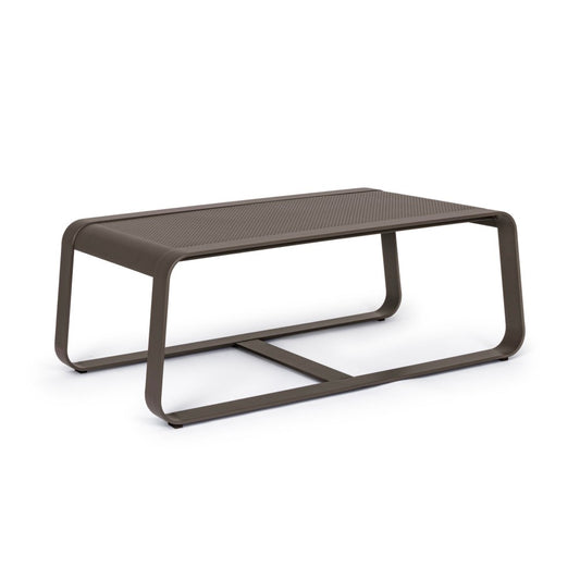 Couchtisch aus Aluminium im Industriestil, 105 x 62 cm