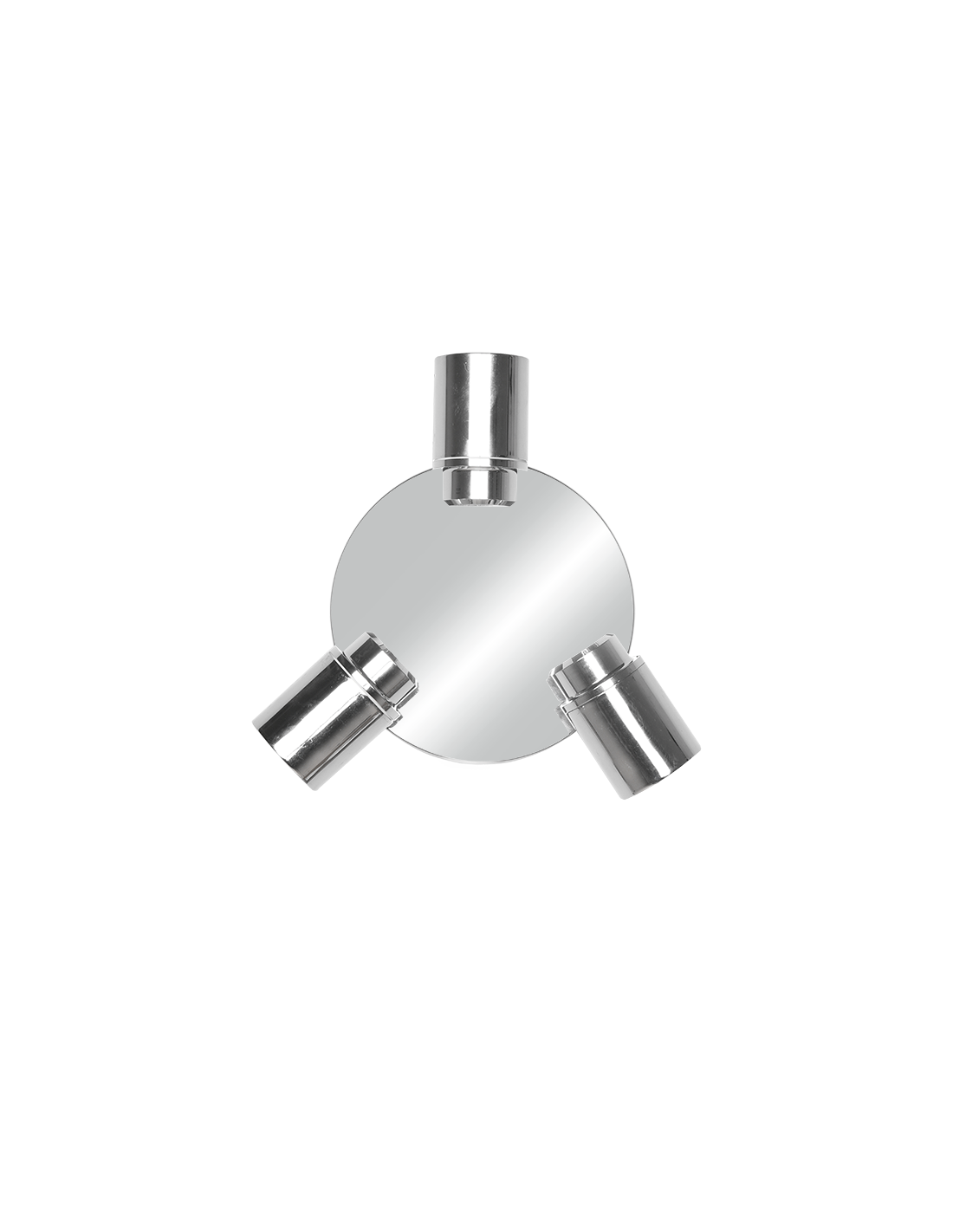 Spotlight 3 verstellbare Spots Metall Chrom Angel Trio Lighting