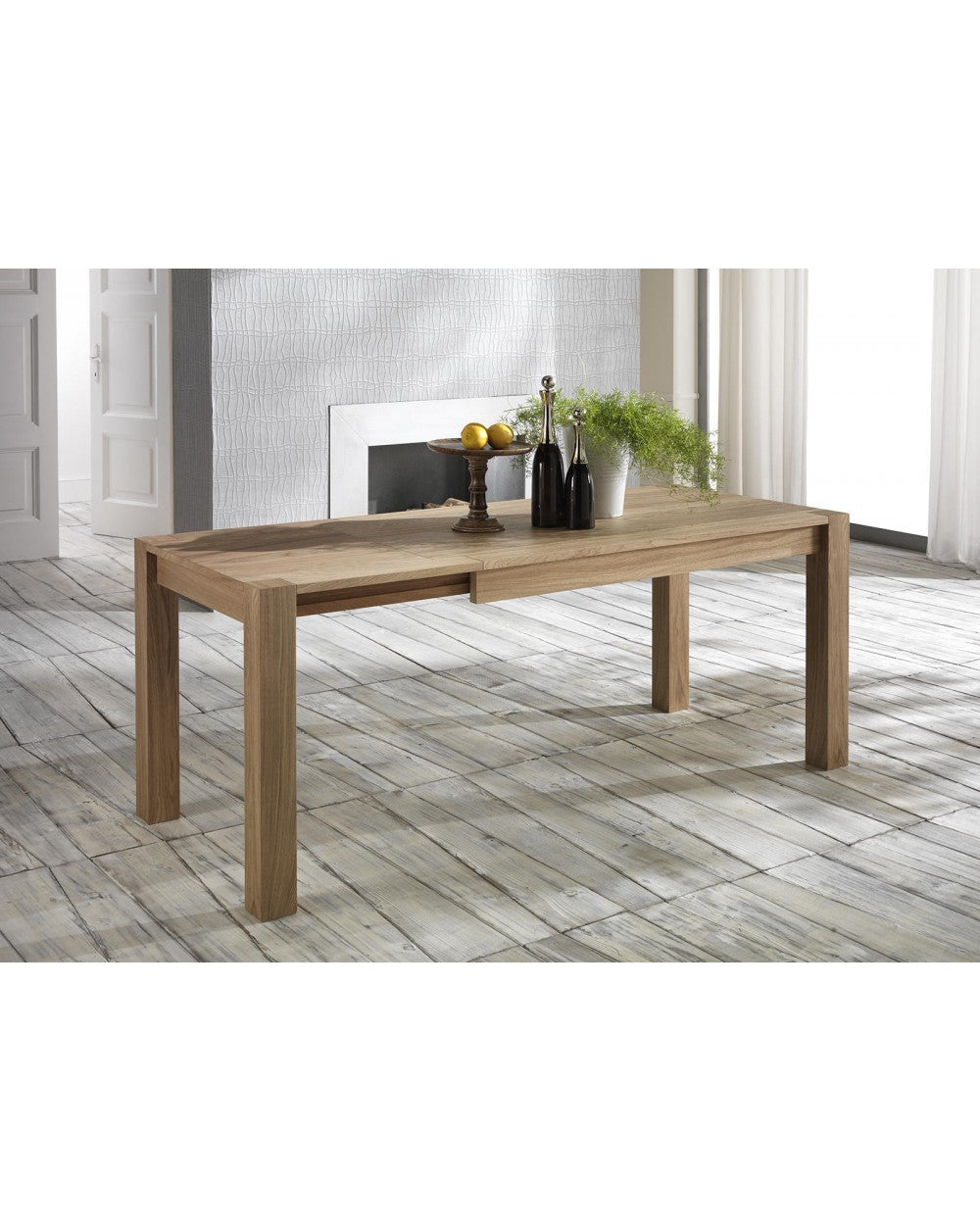 Ausziehbarer Tisch 140–190 x 80 cm – Holz