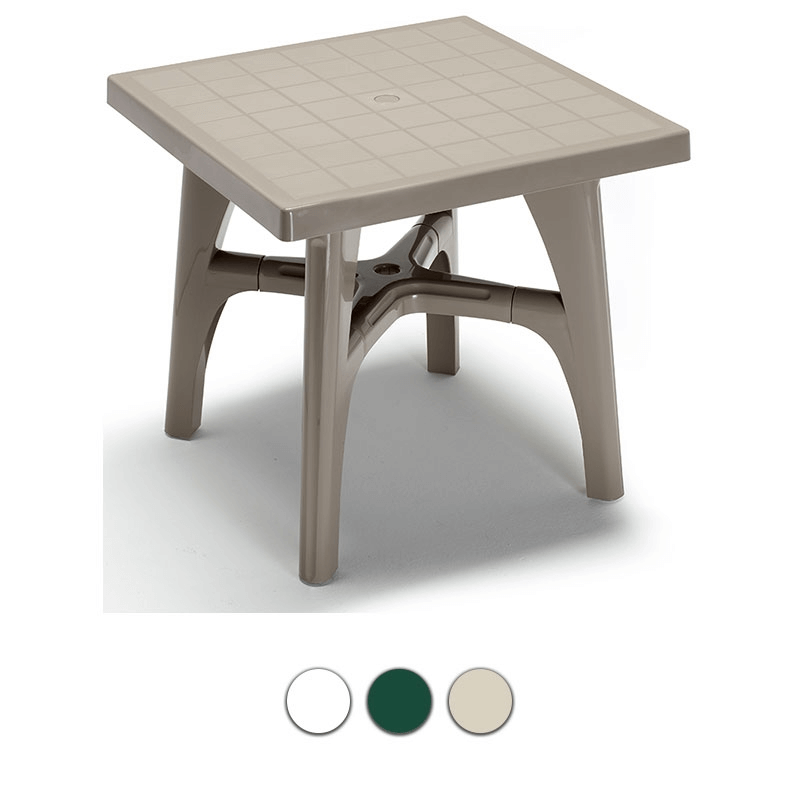 QuadroMax Gartentisch 80 x 80 x H. 73 cm