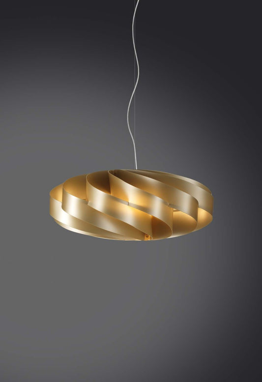 Flachlampensuspension Flat 3, Gold 70x70xh.34 cm