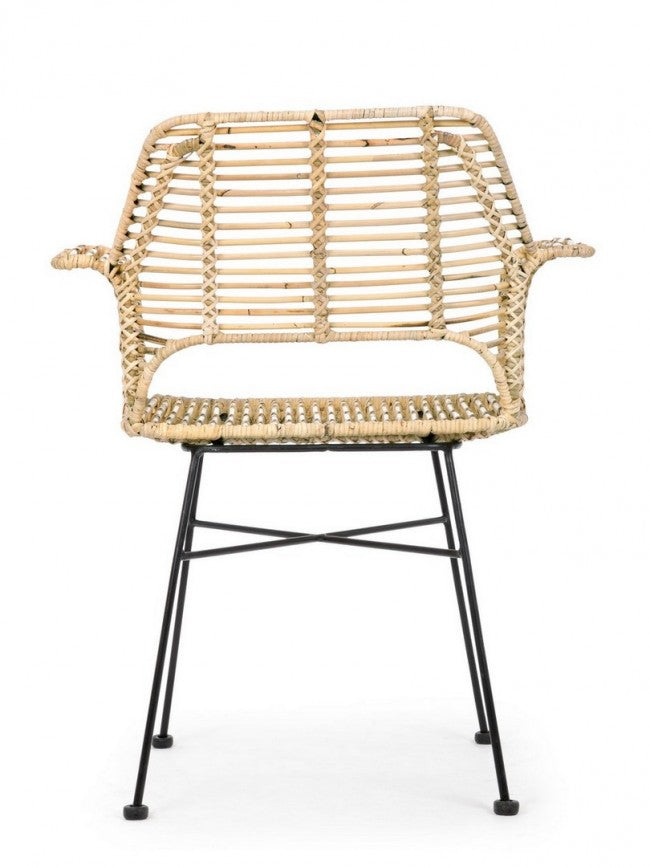 Stühle mit einem Naturfaser Tunas