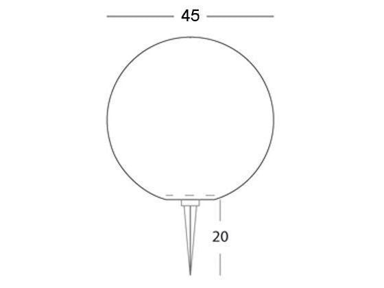 Kugellinie D.45 Bein-Ball-Linie