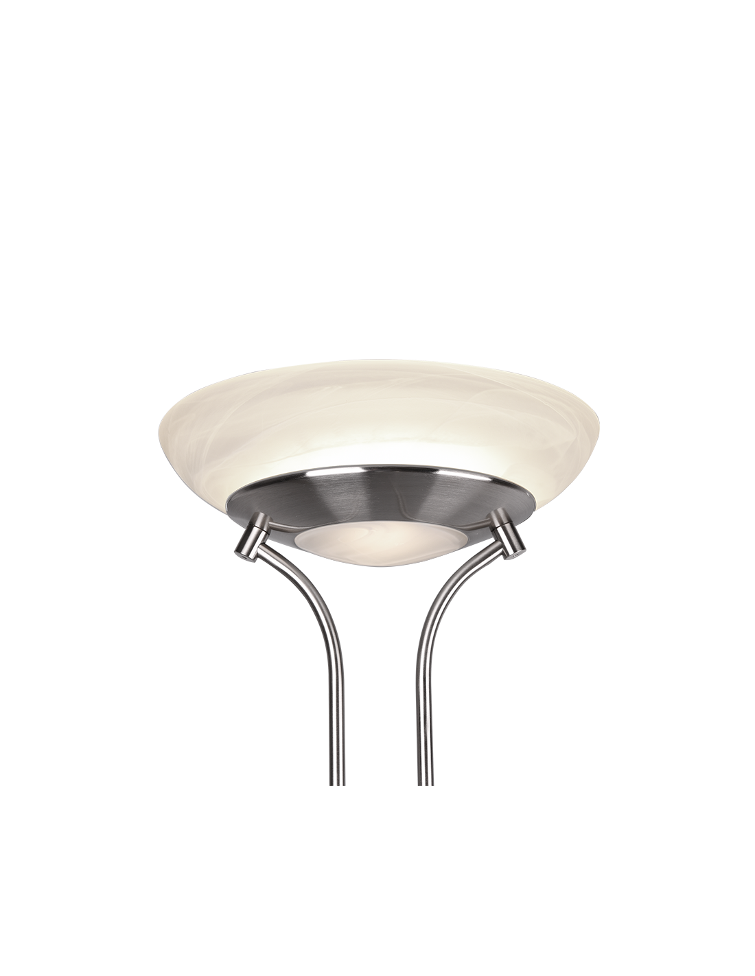 Dimmer-LED-Stehleuchte mit Lesespot-Licht Orson Nichel Trio Lighting