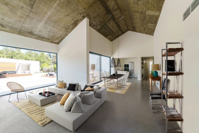 Tappeto Linee Avoire 140x200 in Baumwolle