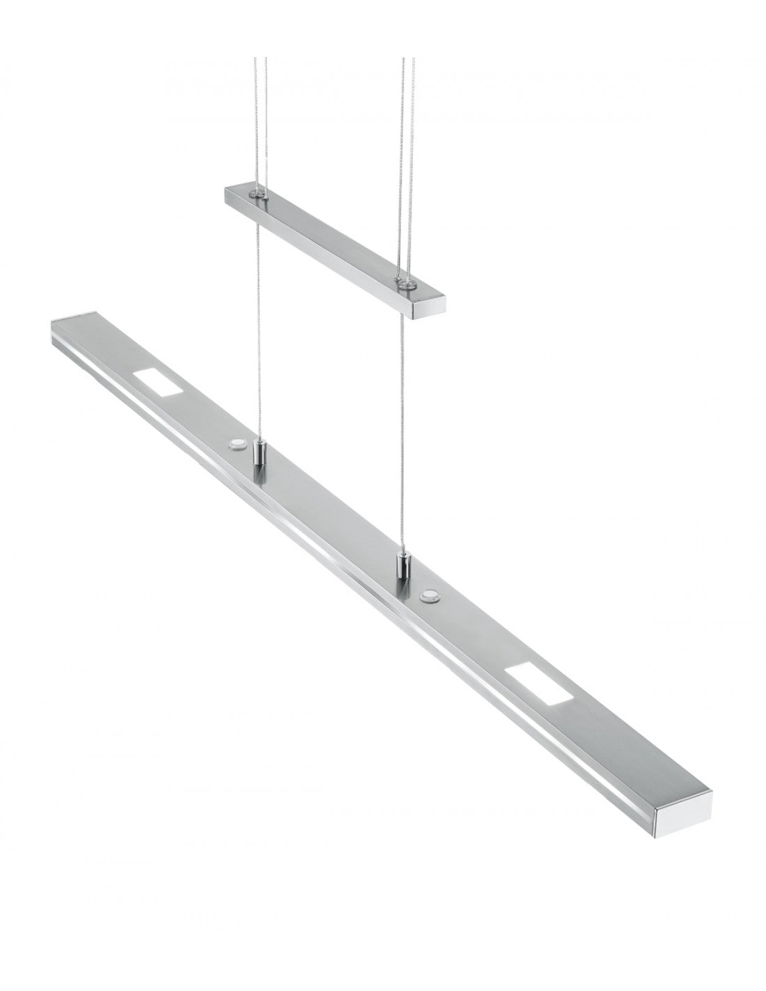 Suspension Modern Led Über und Unter Lacal Nickel Trio Beleuchtung