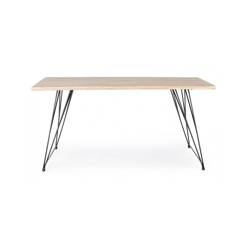 Industrieller Holztisch DISTRICT 160x90x h76 cm