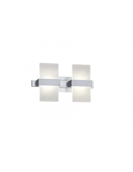 Rechteckige LED-Wandleuchte mit Doppelemission Platon Aluminium Trio Lighting