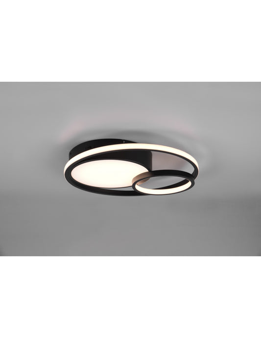 Mäßigung Modern Modern Leel Black 3 Led Dimmer 28w Trio Lighting