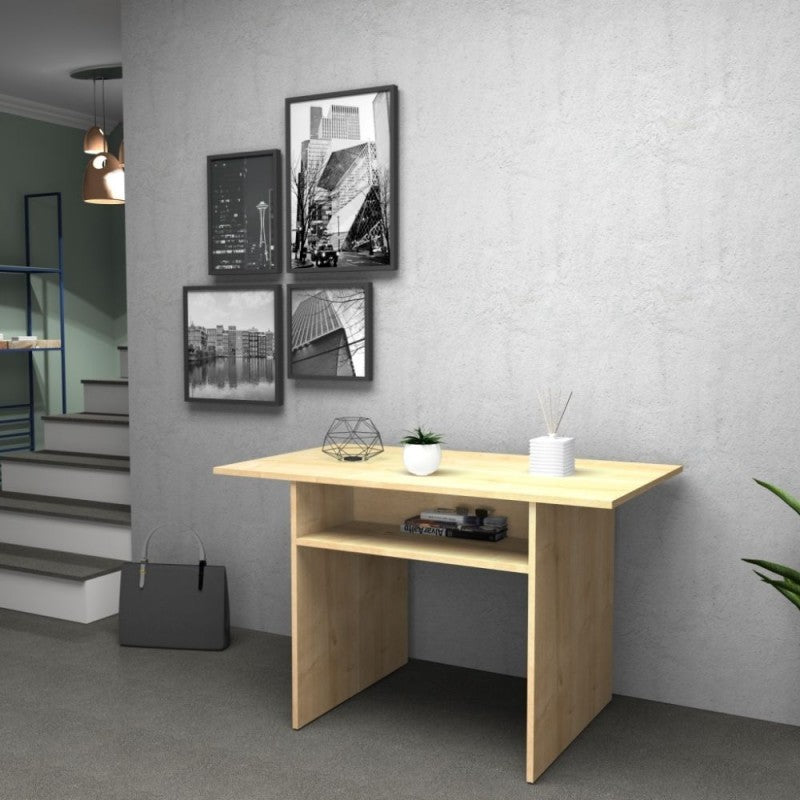 Klappbarer Konsolentisch Eiche IKEBANA 120x40x h76 cm