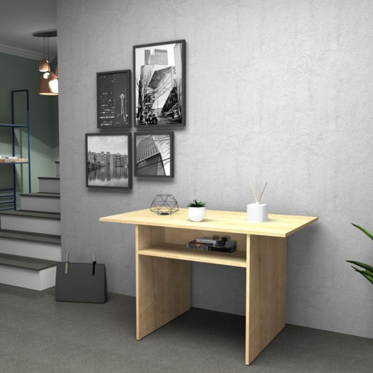 Klappbarer Konsolentisch Eiche IKEBANA 120x40x h76 cm