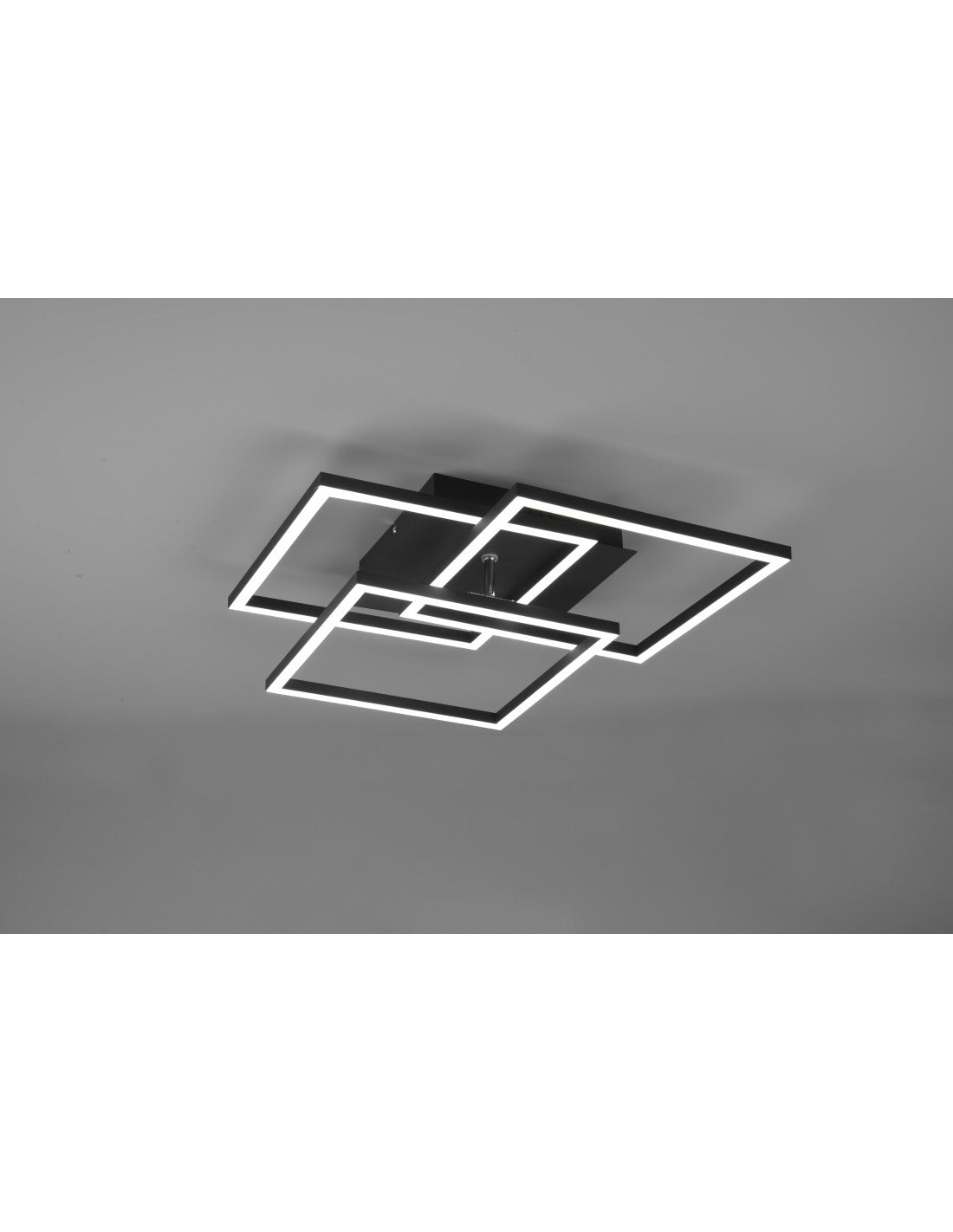 Deckenleuchte 3 quadratisch verstellbarer LED-Dimmer Mobile Black Trio Lighting