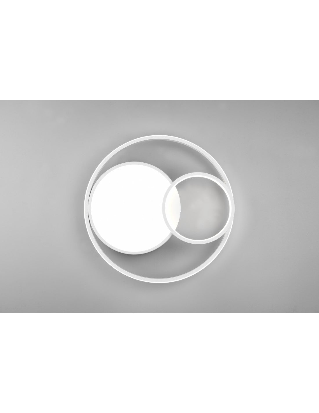 Bianco Led Dimmer 28w Trio Lighting, Lampada Soffito Moderna Vuelta 3 Led